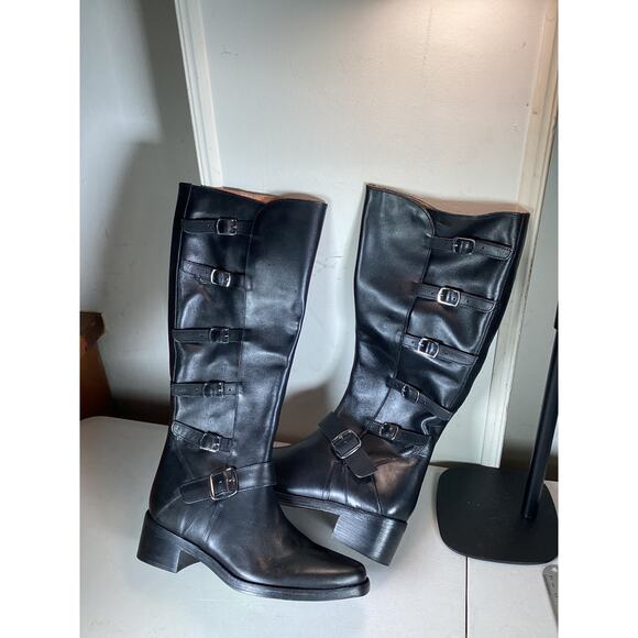 Free PEOPLE Women’s Black Ecco Boots Size 8